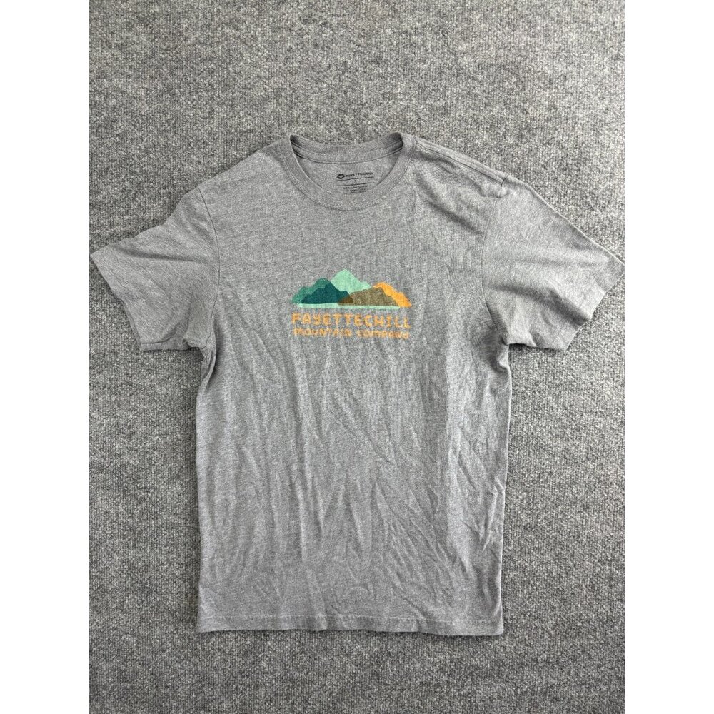 Fayettechill T Shirt Women's Small Gray Graphic Tee Hiking Outdoors Short Sleeve